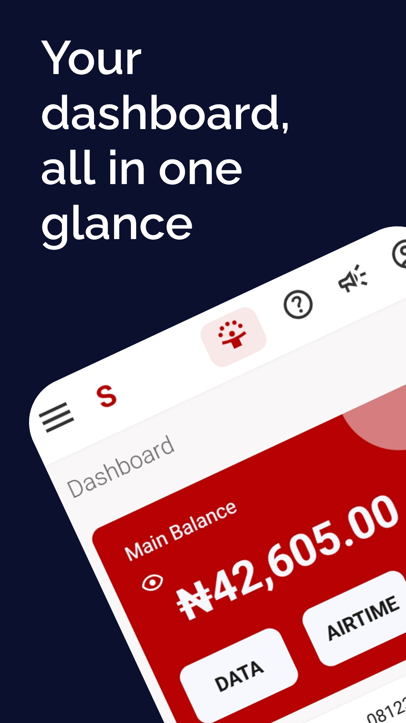 Strongmb app preview, screen 1