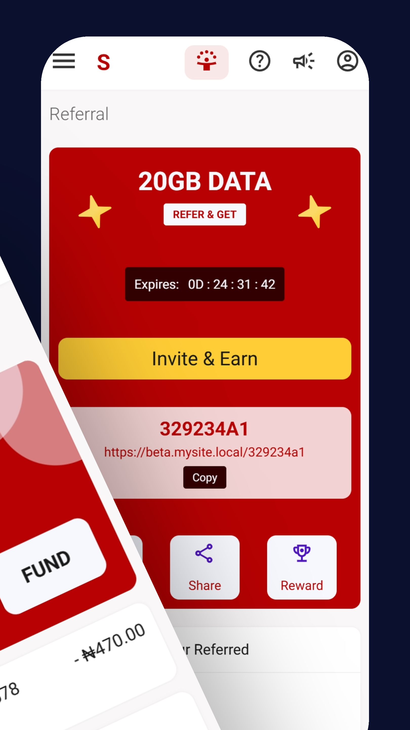 Strongmb app preview, screen 2