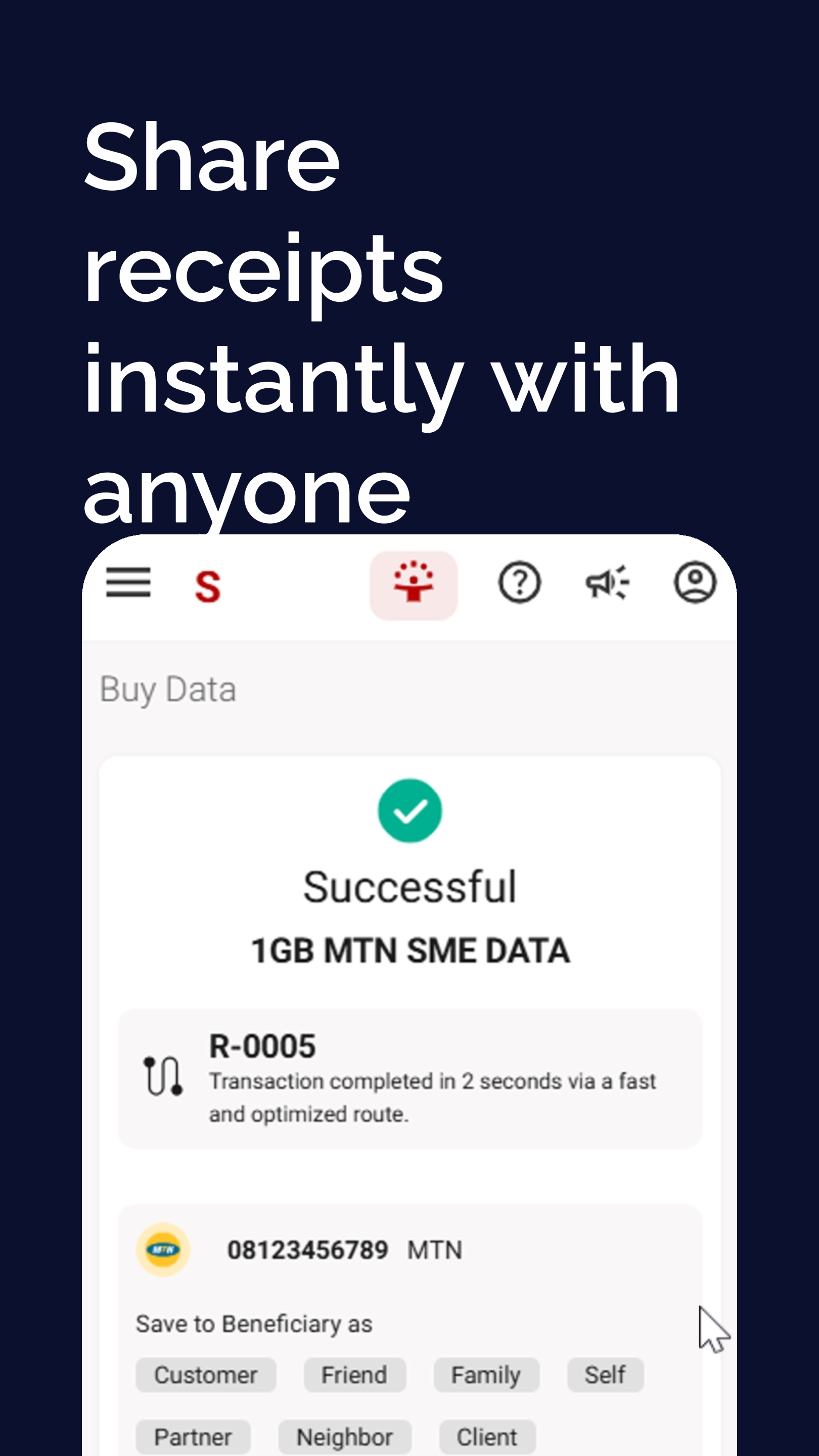 Strongmb app preview, screen 4